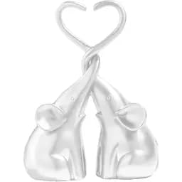 Декоративна статуетка MBM My Home Пара слоників біла (DH-ST-25 WHITE)