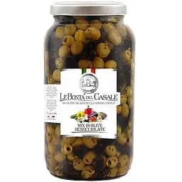 Оливки Le Bonta' del Casale Мікс в олії без кісточок 3.1 л