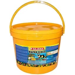 Корм Dajana Wafer Discs для всех видов цветных донных рыб в чипсах 2,2 кг
