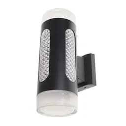 Світильник Brille фасадний LED 7W+4W IP65 NW Black (PL-30/30)