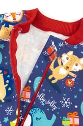 Трикотажний чоловічок з начосом та різдвяним малюнком Christmas toys - мініатюра 3