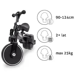 Дитячий велосипед Kidwell Pico 3 в 1 black (5901130084197) - мініатюра 5