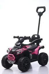 Квадроцикл M 6427EBLR-8 2.4G р/к 3в1 (каталка-толокар бат.ручка) 1*6V7AH 2*25W муз светло