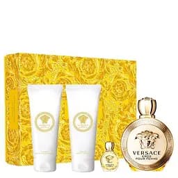 Набор Versace Eros 100 мл парфюмированная вода, 100 мл лосьон для тела, 100 мл гель для душа, 5 мл