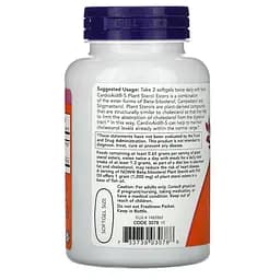 Амінокислота Now Beta-Sitosterol Plant Sterols, 90 капсул vit0003886 - мініатюра 3