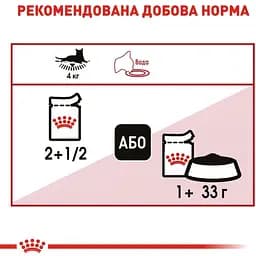 Набір вологого корму для дорослих кішок Royal Canin Instinctive шматочки в желе 1.02 кг (12 шт. х 85 г) - мініатюра 6