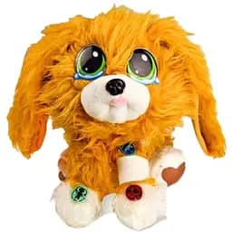 Мягкая игрушка Rescue Runts Собачка с аксессуарами 25 см рыжая