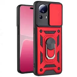 Чехол Ummi Camshield Serge Ring для Xiaomi 13 Lite Красный / Red