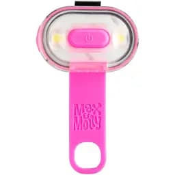 Фонарик светодиодный Max & Molly Matrix Ultra Led Safety Hanging Pack для собак на ошейник розовый