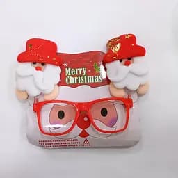 Окуляри новорічні СХ-6 "Олень/Сніговик/Санта/Ведмедик" (6918915615261) Санта Вид 1