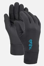 Рукавички жіночі Rab Flux Liner Glove Womens S Темно-сірий