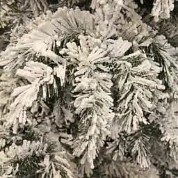 Вінок декоративний Black Box Trees Dinsmore Frosted штучний з ефектом покриття снігом 60 см біло-зелений (8718861289039) - мініатюра 2