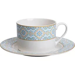 Чашка Yiwu Ethnic керамічна 250 мл біла HP-7-741