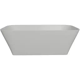 Ванна окремостояча матова Amdcon Atlant 170x75 з литого каменю ATLANT_170_MAT Білий матовий