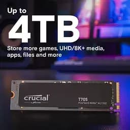 Накопичувач SSD M.2 2280 1TB T705 Micron (CT1000T705SSD3) - мініатюра 3