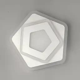 Мінімалістичний LED світильник Ø 25 см для невеликих кімнат | Line F | Арт. 2261-250 WT