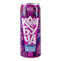 Напій Royal Fruit Комбуча з Чорницею безалкогольний ферментований 330 мл