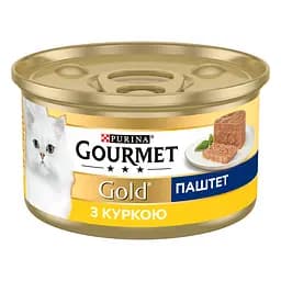 Упаковка вологого корму для котів Gourmet Gold Паштет з куркою 2.04 кг (85 г x 24 шт.) - мініатюра 3