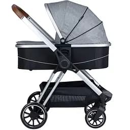 Коляска для ребенка универсальная FreeON 3 в 1 Fantasy Grey-Black