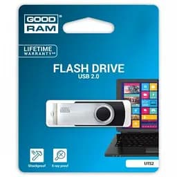 USB-накопичувач GOODRAM UTS2 16 GB TWISTER Чорний - мініатюра 2