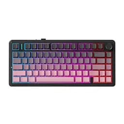 Ігрова механічна клавіатура AULA F75 / Три режими підключення / Leobog Axis Reaper Switch / Pink - мініатюра 4
