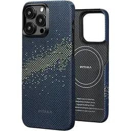 Чехол-накладка Pitaka MagEZ Case 4 StarPeak Milky Way Galaxy для iPhone 15 Pro Max (KI1502PMYG)