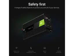 Перетворювач напруги інвертор Green Cell 24V на 230 V 500 W/1000W UK - мініатюра 3
