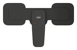Змішувач для душу з душовим гарнітуром Grohe Cubeo 1018252430 Чорний матовий - мініатюра 8