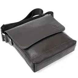 Чоловіча шкіряна сумка GRANDE PELLE 21х23х4,5 см sum0012522 - мініатюра 5