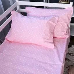 Простынь MirSon Ranforce Elite Kids Time 17-0715 Dreamy Pink Unicorn 110х160 см розовая (2200010620573)