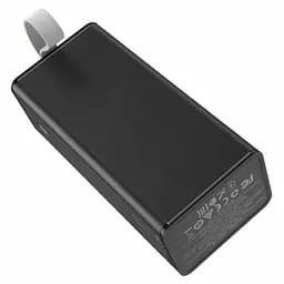Зовнішній акумулятор 40000mAh повербанк із ліхтарем батарея зарядка чорна Power bank HOCO J86 Powermaster 22.5W - мініатюра 3