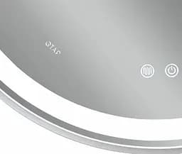 Дзеркало Qtap Gemini кругле з LED-підсвічуванням Touch QT2578R8071W - мініатюра 8