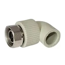 Кутник PPR комбінований з накидною гайкою VITOPlast Ø 25х3/4" 30412 - мініатюра 2