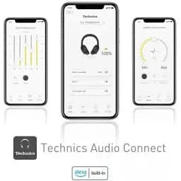 Навушники з мікрофоном Technics EAH-A800 Black - мініатюра 7