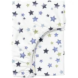 Простирадло Cosas на резинці 80х190х25 starfall cs4, синій (StarfallGreyBlue_80x190x25)