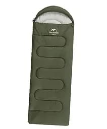 Спальник Naturehike Y150L (NH21MSD08) +11°C - лівий - темно-зелений