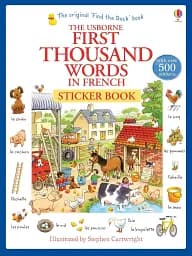 First 1000 Words in French. Sticker Book