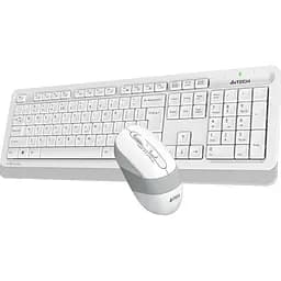 Комплект (клавіатура + миша) A4Tech Fstyler FG1010 White/Gray [114625] - мініатюра 2