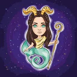 Картина за номерами ArtCraft Знаки зодіаку. Козеріг 10093-AC 40х40 см