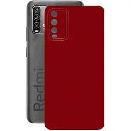 Захисна плівка StatusSKIN для Xiaomi Redmi Note 9 4G 2020 Корпус Вініл Металік червоний