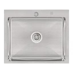 Кухонна мийка Lidz H6050 Brush 3.0/1.0 мм (LIDZH6050BRU3010), Нержавіюча сталь
