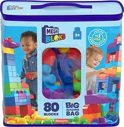 Конструктор Mega Bloks First Builders Классический, 80 деталей (DCH63)