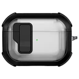 Футляр протиударний Locking Button для навушників Airpods Pro 2 / Pro Black