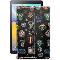 Чехол StatusCASE из экокожи для планшета Samsung Galaxy Tab A 10.5 (T595) Битлз