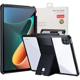 Чехол накладка с подставкой HunDD с усиленными углами для Xiaomi Pad 7/Pad 7 Pro (11.2") Черный