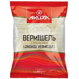 Вермішель Akura Longkou Vermicelli з зелених бобів 300 г