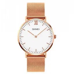 Кварцевые мужские часы Skmei 1181 Large Золотистый