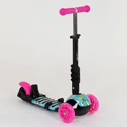 Самокат 5 в 1 Best Scooter 59х15х29 см Різнобарвний 000231481 - мініатюра 4