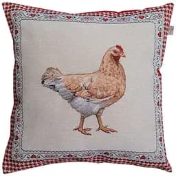 Подушка гобеленова Прованс Добробут Курочка 45х45 см (44440)