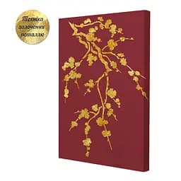 Набір картин з поталлю за номерами Riviera Blanca Золоті гілки (ITR-050) 2 шт в наборі